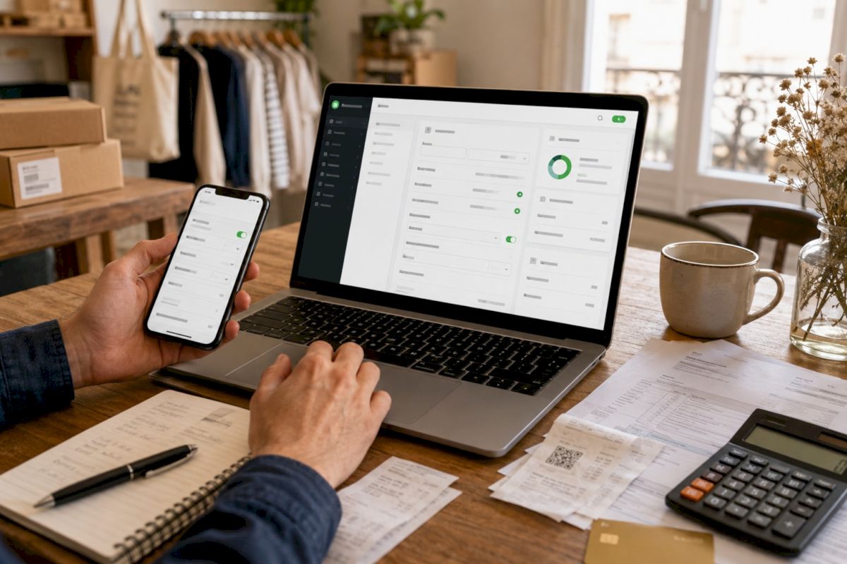 Capture d'écran de la configuration de la TVA dans l'admin Shopify