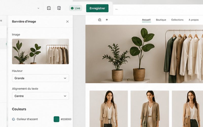 Personnaliser l'apparence d'un thème Shopify sans code